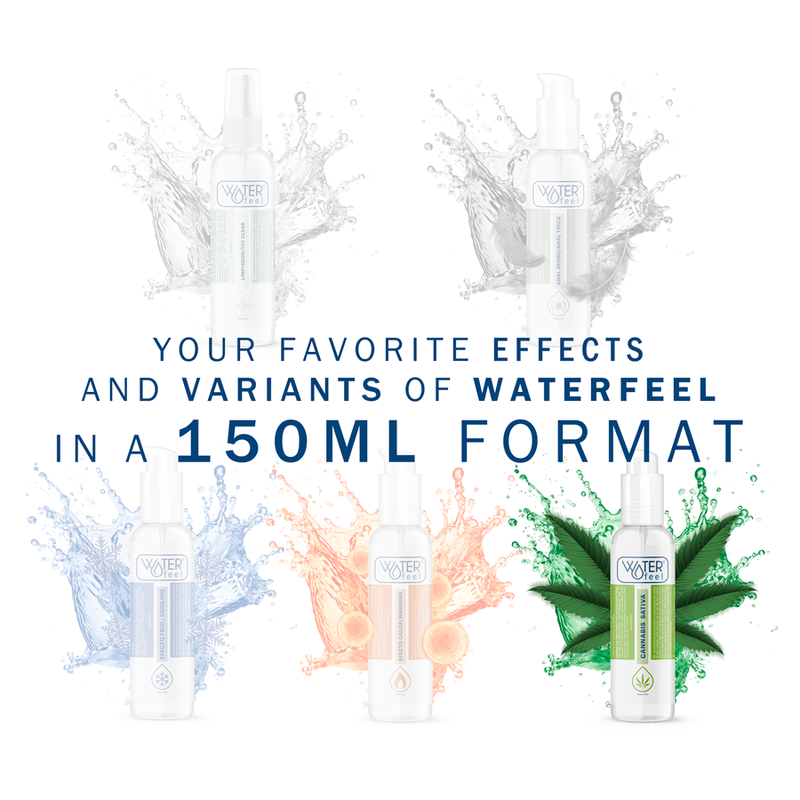 Waterfeel - Lubrificante Alla Cannabis 150 Ml - WATERFEEL - Aromatizzati e Commestibili | erosidea.com