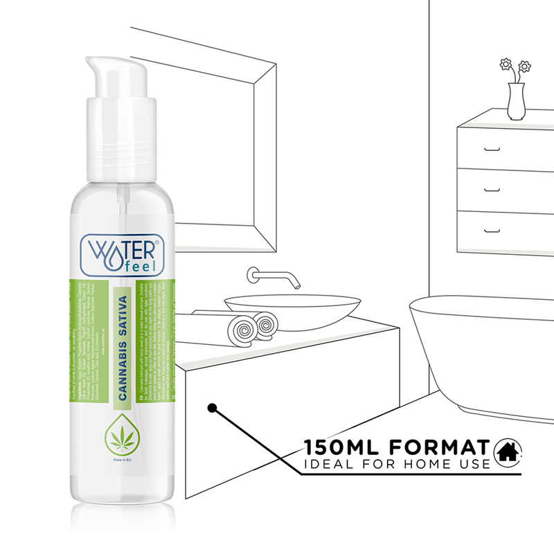 Waterfeel - Lubrificante Alla Cannabis 150 Ml - WATERFEEL - Aromatizzati e Commestibili | erosidea.com