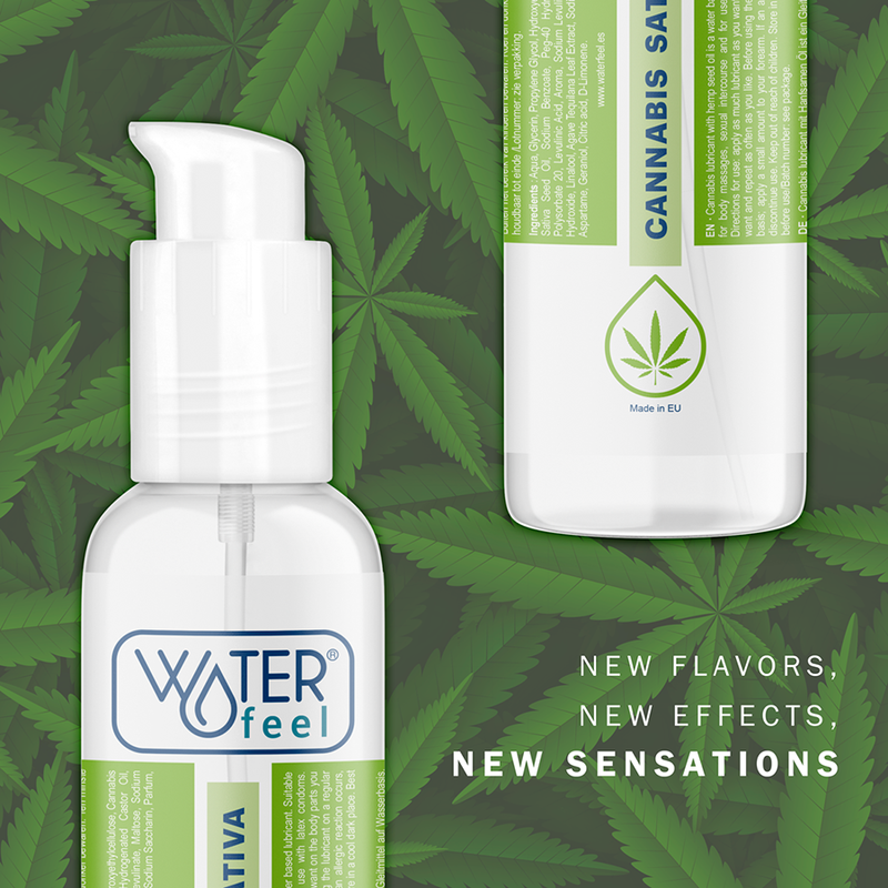 Waterfeel - Lubrificante Alla Cannabis 150 Ml - WATERFEEL - Aromatizzati e Commestibili | erosidea.com