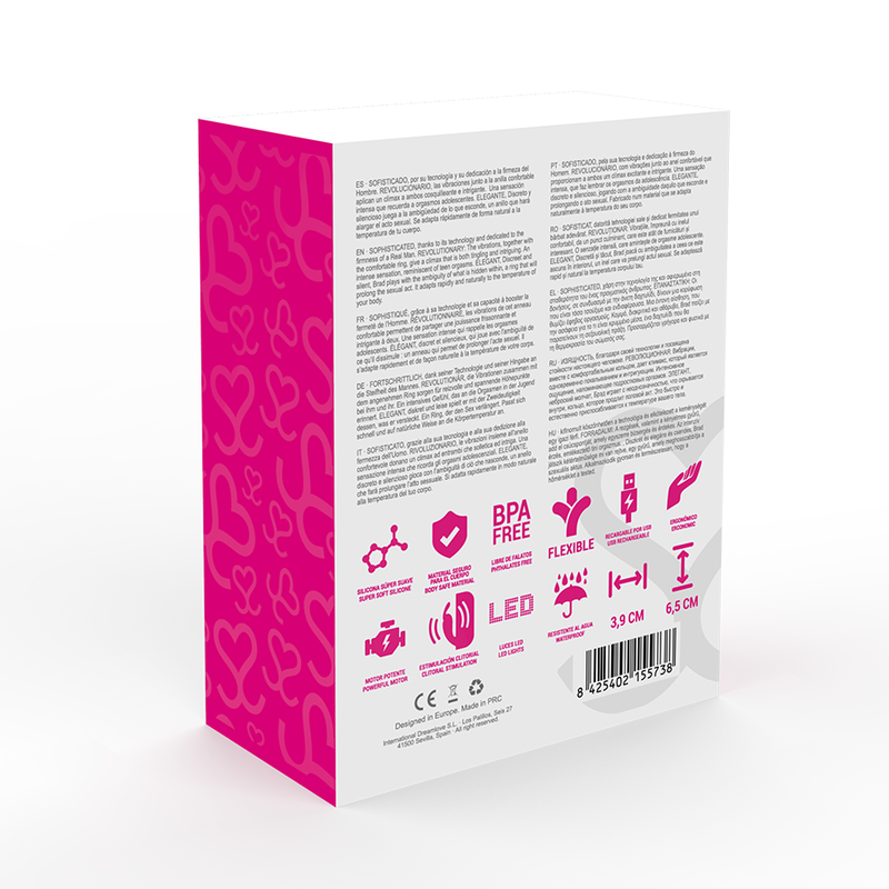 Moressa - Brad Premium Silicone Ricaricabile Rosa - MORESSA - Vibratori per Coppia | erosidea.com