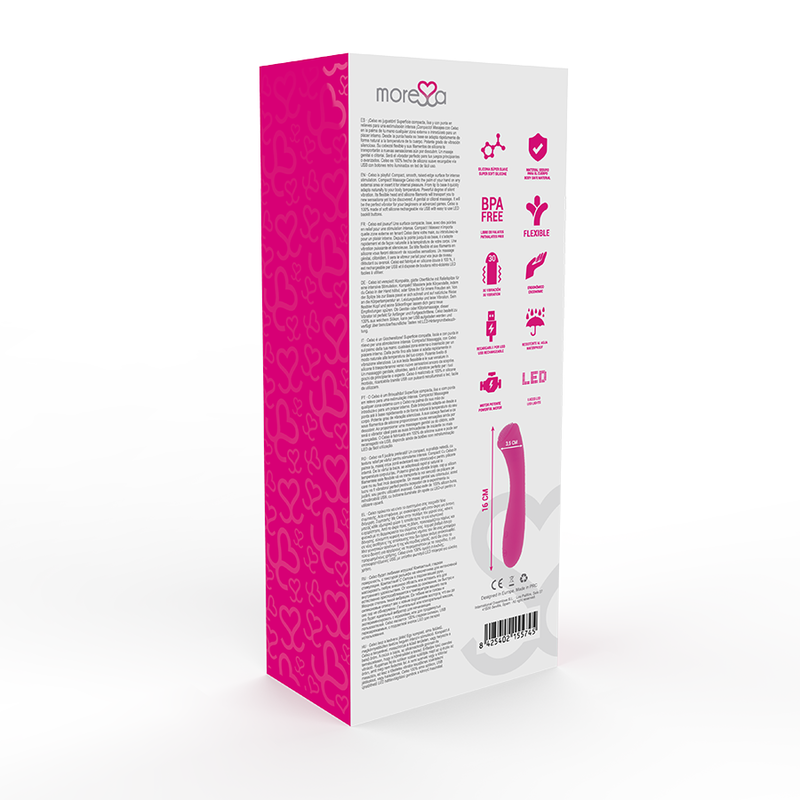 Moressa - Celso Premium Silicone Ricaricabile - MORESSA - Vibratori Classici | erosidea.com