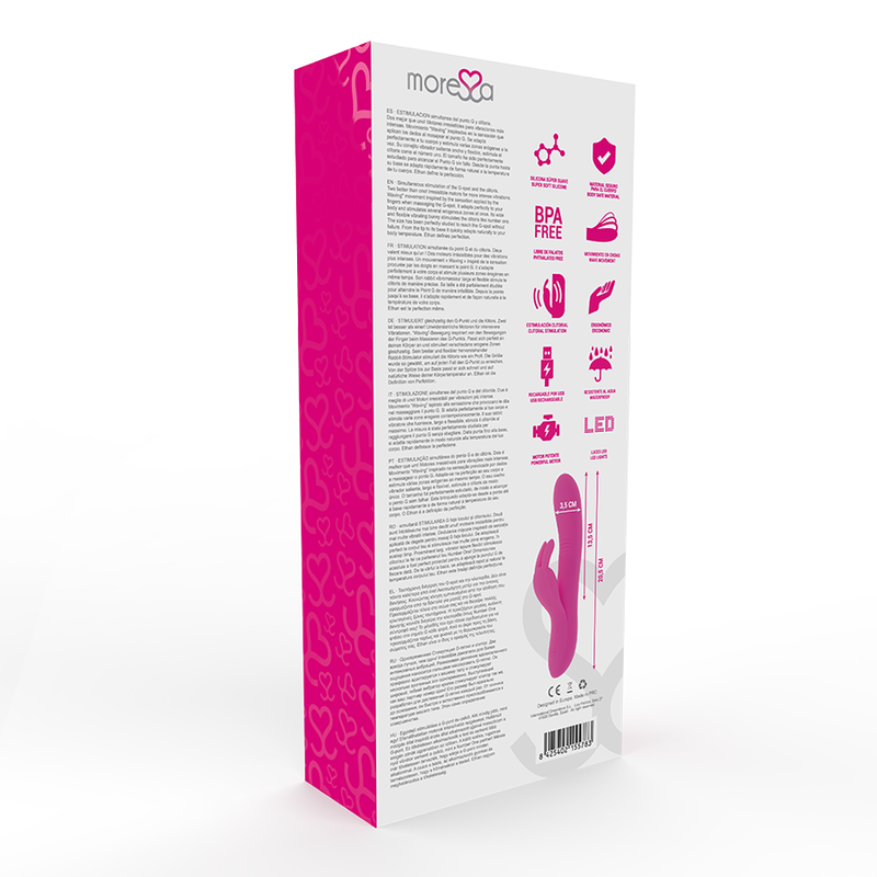 Moressa - Ethan Premium Silicone Ricaricabile - MORESSA - Vibratori Rabbit | erosidea.com