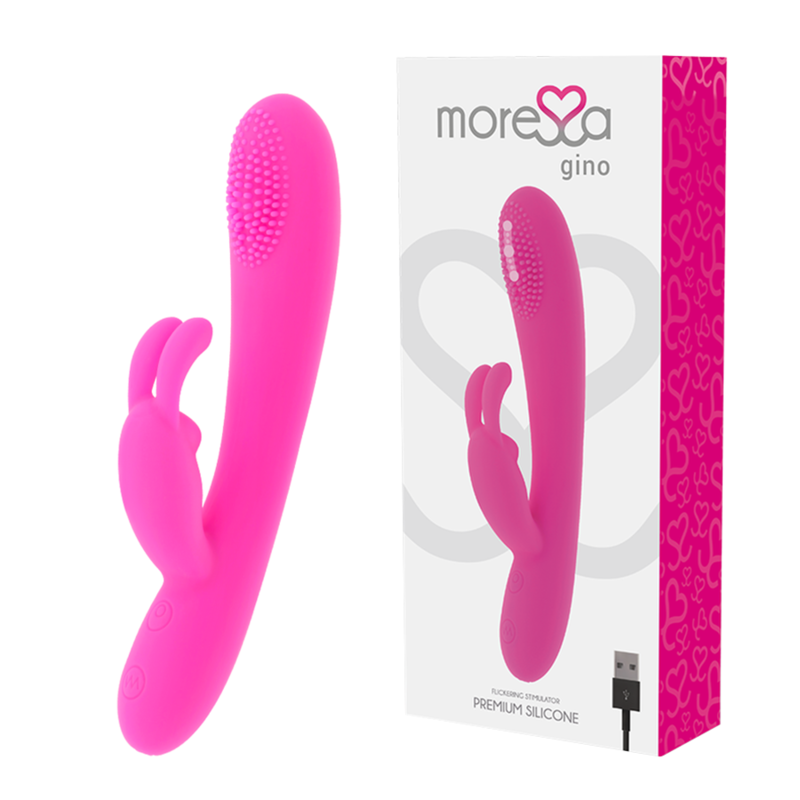 Moressa - Gino Premium Silicone Ricaricabile - MORESSA - Vibratori Rabbit | erosidea.com