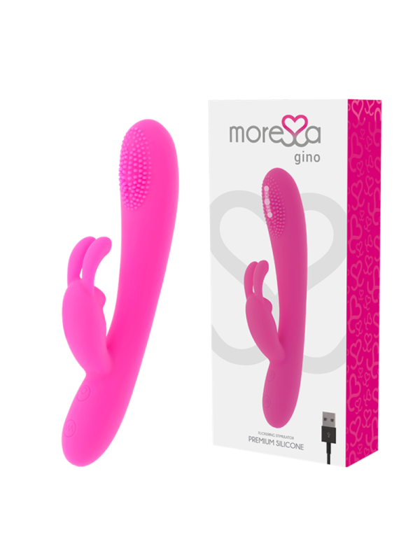 Moressa - Gino Premium Silicone Ricaricabile - MORESSA - Vibratori Rabbit | erosidea.com