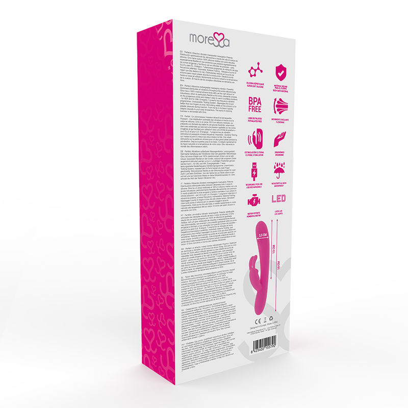 Moressa - Gino Premium Silicone Ricaricabile - MORESSA - Vibratori Rabbit | erosidea.com