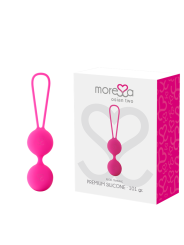 Moressa - Osian Due Silicone Premium Rosa - MORESSA - Ovetti Palline Sfere | erosidea.com