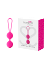 Moressa - Osian Due Silicone Premium Rosa - MORESSA - Ovetti Palline Sfere | erosidea.com