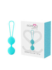 Moressa - Osian Due Silicone Premium Turchese - MORESSA - Ovetti Palline Sfere | erosidea.com