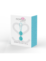 Moressa - Osian Due Silicone Premium Turchese - MORESSA - Ovetti Palline Sfere | erosidea.com