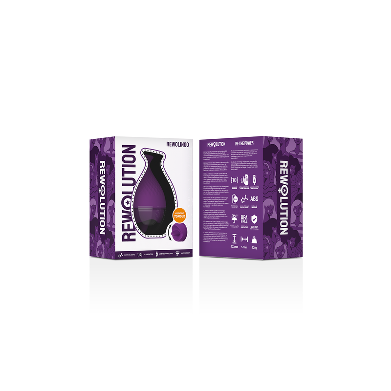 Vibratore Rewolution Rewolingo Con Lingua - REWOLUTION - Vibratori Clitoride | erosidea.com