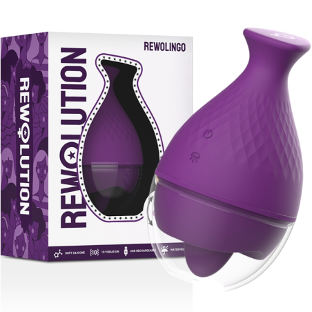 Vibratore Rewolution Rewolingo Con Lingua - REWOLUTION - Vibratori Clitoride | erosidea.com