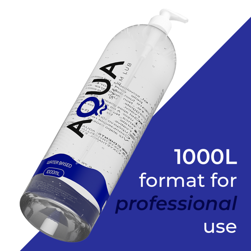 Lubrificante A Base Acqua 1000 Ml - AQUA QUALITY - A Base Acqua | erosidea.com