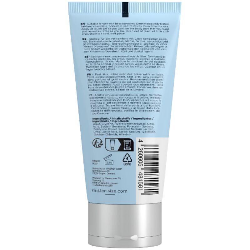 Lubrificante Bio 100 Ml - MISTER SIZE - A Base Acqua | erosidea.com