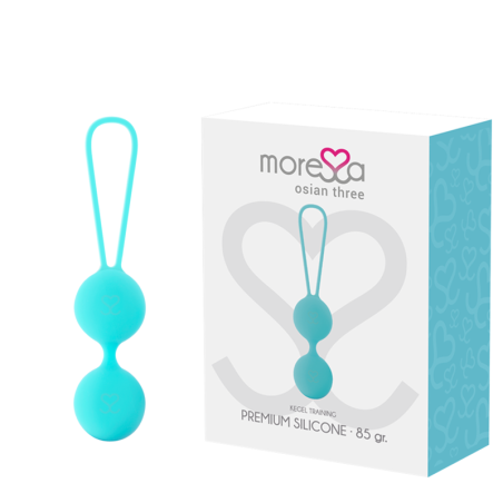 Moressa - Osian Tre Silicone Premium Turchese - MORESSA - Ovetti Palline Sfere | erosidea.com