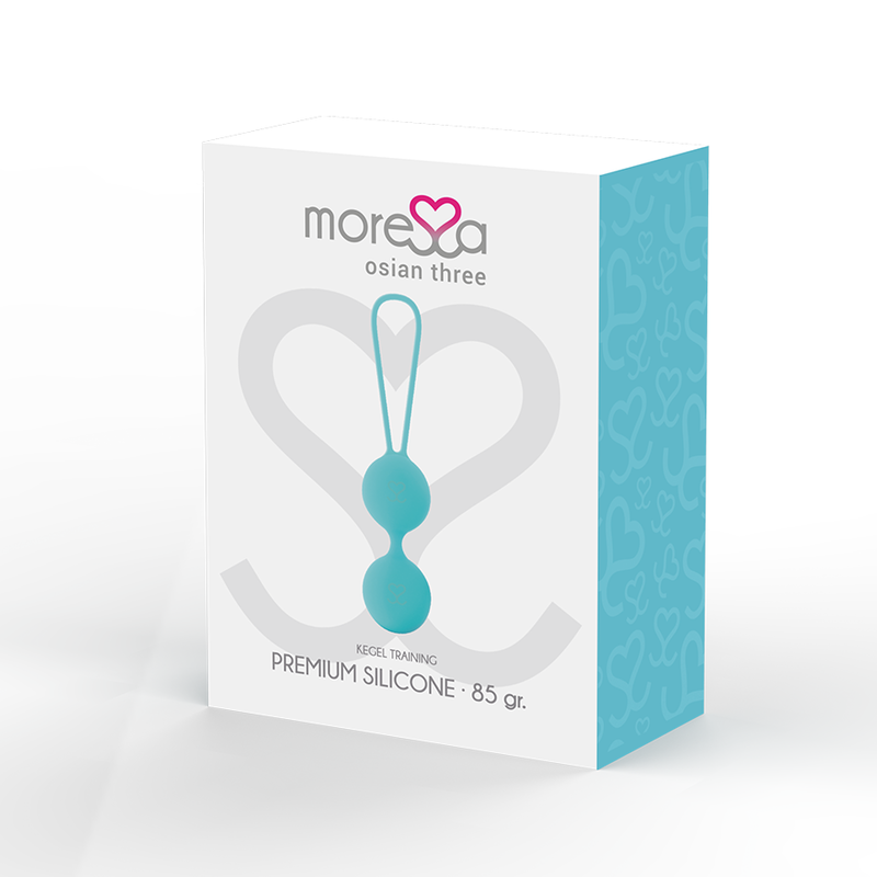 Moressa - Osian Tre Silicone Premium Turchese - MORESSA - Ovetti Palline Sfere | erosidea.com