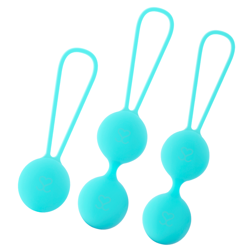 Moressa - Set Osian Premium In Silicone Turchese - MORESSA - Ovetti Palline Sfere | erosidea.com