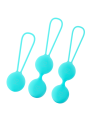 Moressa - Set Osian Premium In Silicone Turchese - MORESSA - Ovetti Palline Sfere | erosidea.com