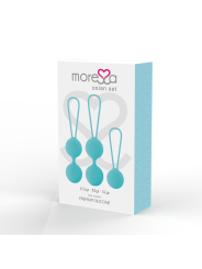 Moressa - Set Osian Premium In Silicone Turchese - MORESSA - Ovetti Palline Sfere | erosidea.com