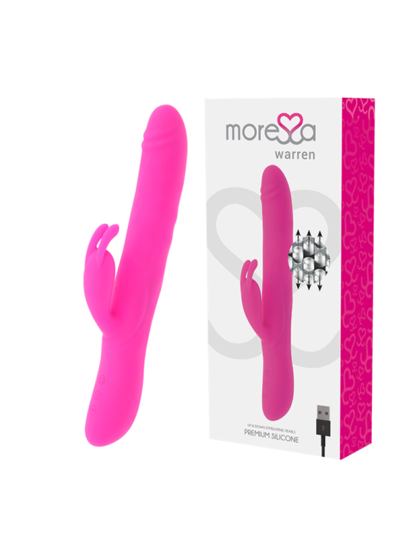 Moressa - Silicone Ricaricabile Warren Premium - MORESSA - Vibratori Rabbit | erosidea.com