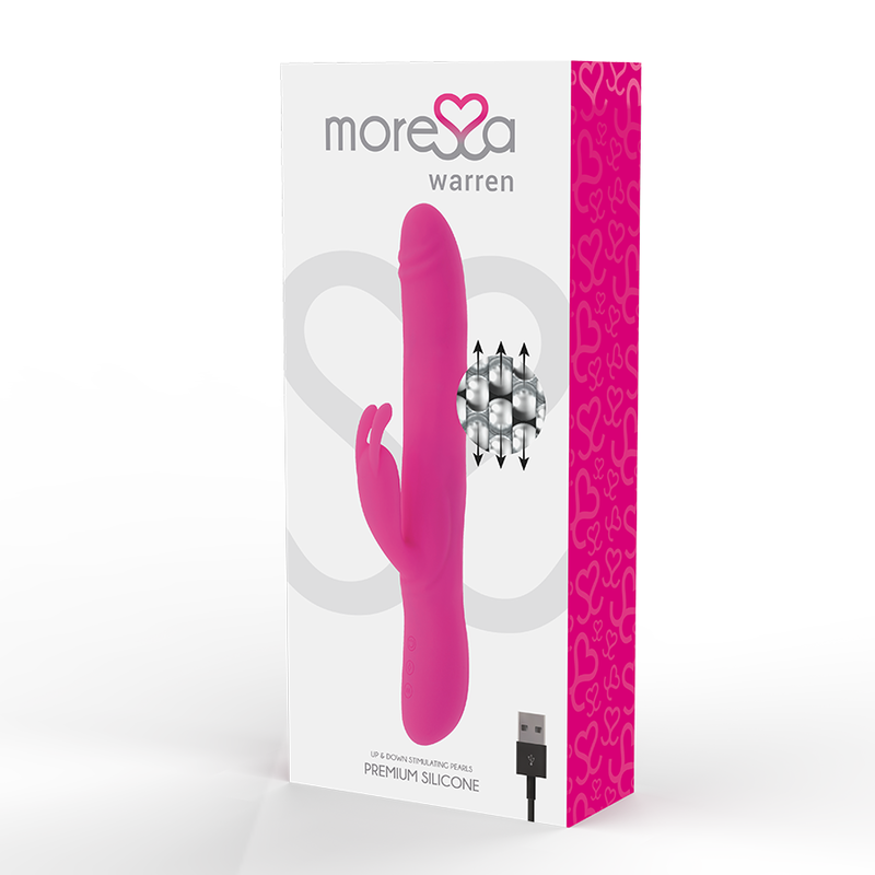 Moressa - Silicone Ricaricabile Warren Premium - MORESSA - Vibratori Rabbit | erosidea.com