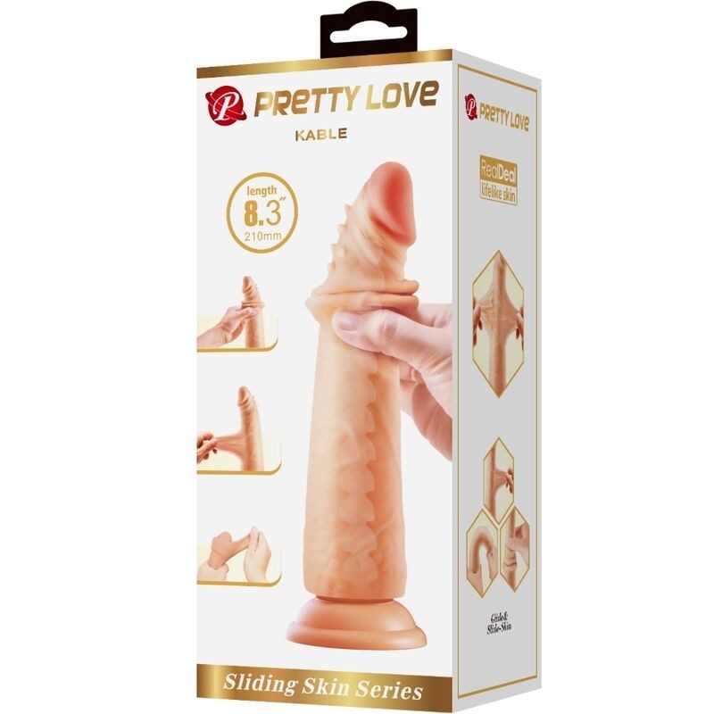 Kable Pene Super Realistico 21 Cm Carne - PRETTY LOVE FLIRTATION - Dildo Realistici | erosidea.com
