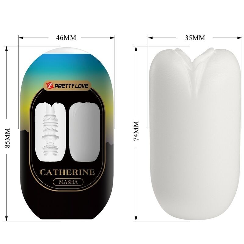 Masturbatore Maschile Bianco Masha - PRETTY LOVE FLIRTATION - Masturbatori | erosidea.com