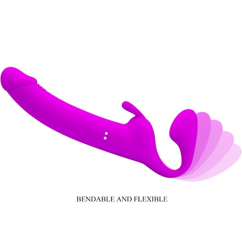 Strap On Pretty Love Vibrating Strapless Viola - PRETTY LOVE - Strap-on e Imbracature | erosidea.com