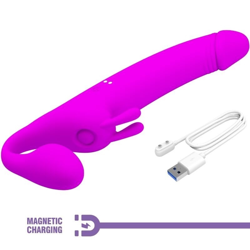 Strap On Pretty Love Vibrating Strapless Viola - PRETTY LOVE - Strap-on e Imbracature | erosidea.com