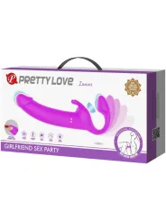 Strap On Pretty Love Vibrating Strapless Viola - PRETTY LOVE - Strap-on e Imbracature | erosidea.com