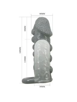 Pretty Love - Manicotto Vibrante Per Pene Quillon 20 Cm 4 Cm Marrone - FOR HIM - Guaine e Prolunghe | erosidea.com