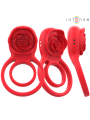 Intense - Gail Stimolatore Rose 10 Vibrazioni Rosso Telecomando - INTENSE FUN - Stimolatori | erosidea.com