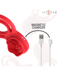 Intense - Gail Stimolatore Rose 10 Vibrazioni Rosso Telecomando - INTENSE FUN - Stimolatori | erosidea.com