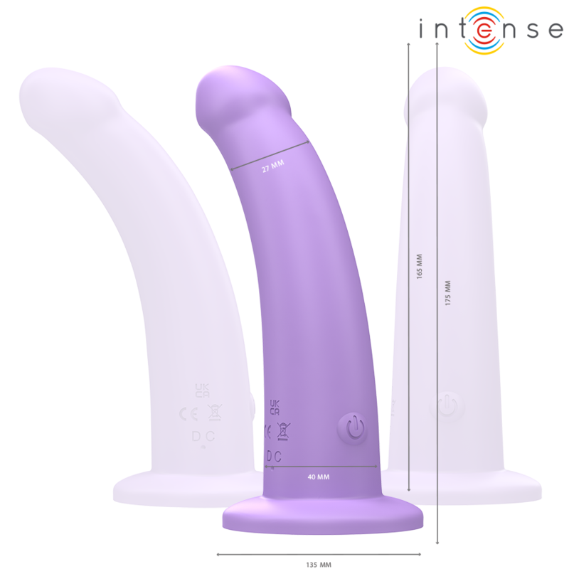 Intense - Eddie Vibratore 175 Cm 10 Vibrazioni Viola Telecomando - INTENSE FUN - Vibratori | erosidea.com