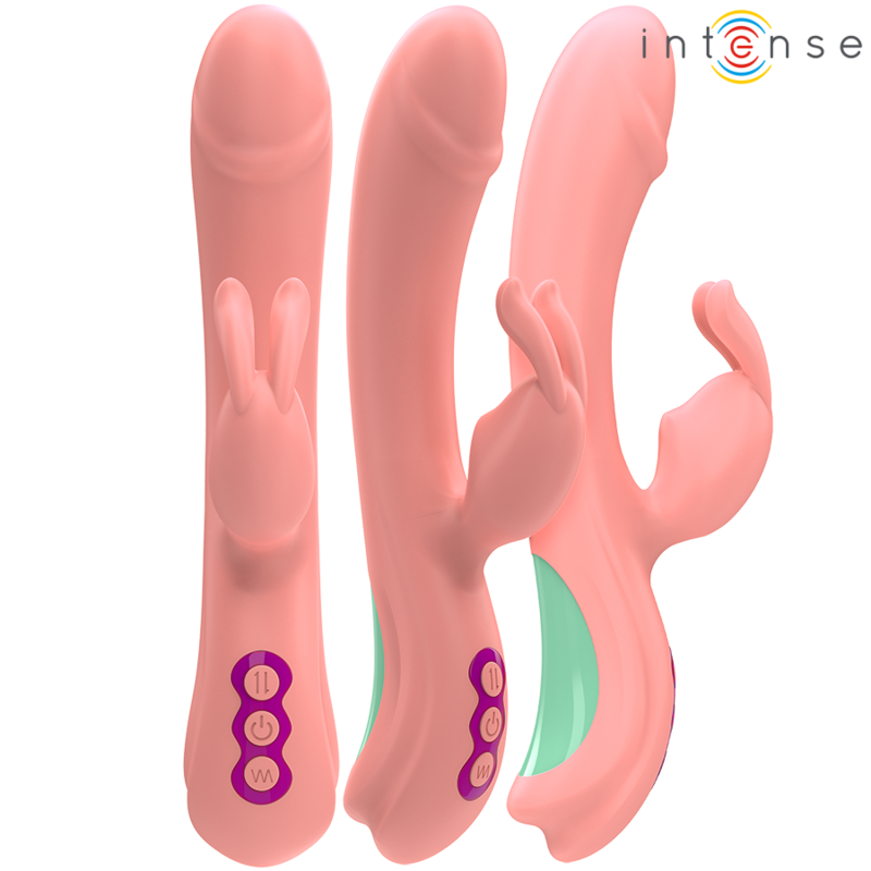 Vibratore Rabbit Intense Rachel Rosa - INTENSE FUN - Vibratori Rabbit | erosidea.com