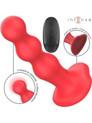 Intense - Cody Vibratore Con Ventosa Telecomando Rosso - INTENSE FUN - Vibratori | erosidea.com