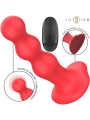 Intense - Cody Vibratore Con Ventosa Telecomando Rosso - INTENSE FUN - Vibratori | erosidea.com
