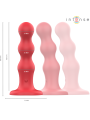 Intense - Cody Vibratore Con Ventosa Telecomando Rosso - INTENSE FUN - Vibratori | erosidea.com