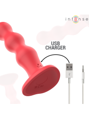 Intense - Cody Vibratore Con Ventosa Telecomando Rosso - INTENSE FUN - Vibratori | erosidea.com