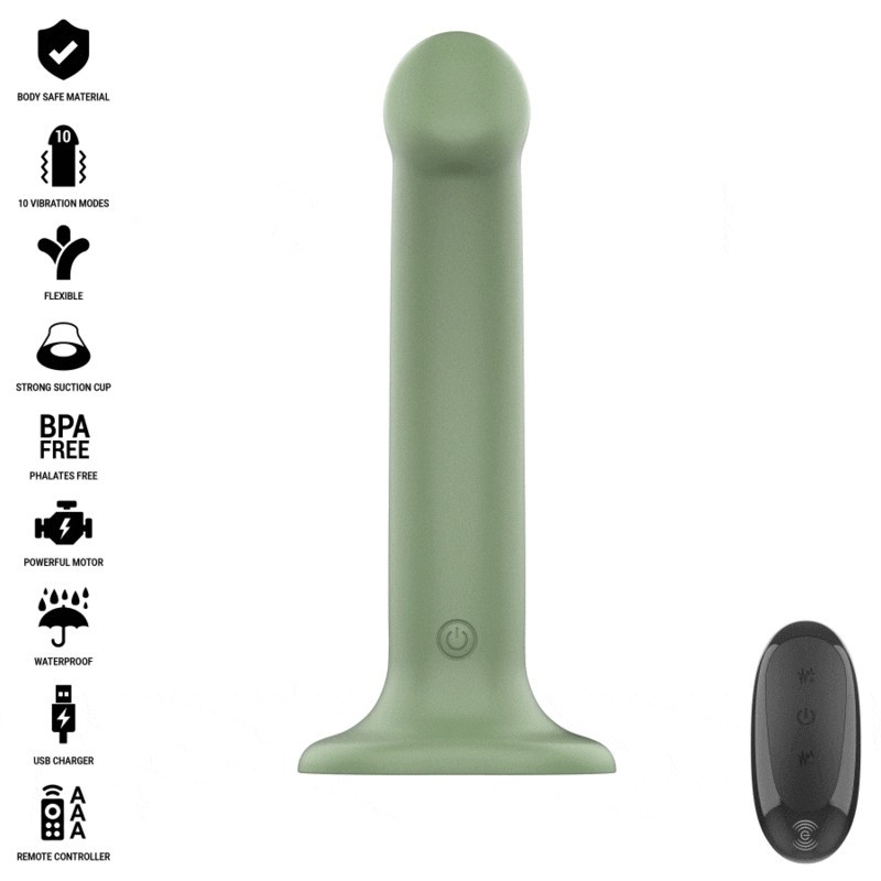 Intense - Vibratore Becca Con Ventosa - Verde - INTENSE FUN - Promozioni Erosidea | erosidea.com