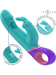 Vibratore Rabbit Intense Monica G-Spot Blu - INTENSE FUN - Vibratori Rabbit | erosidea.com