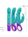 Vibratore Rabbit Intense Monica G-Spot Blu - INTENSE FUN - Vibratori Rabbit | erosidea.com