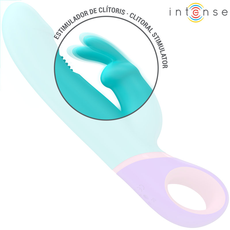 Vibratore Rabbit Intense Monica G-Spot Blu - INTENSE FUN - Vibratori Rabbit | erosidea.com