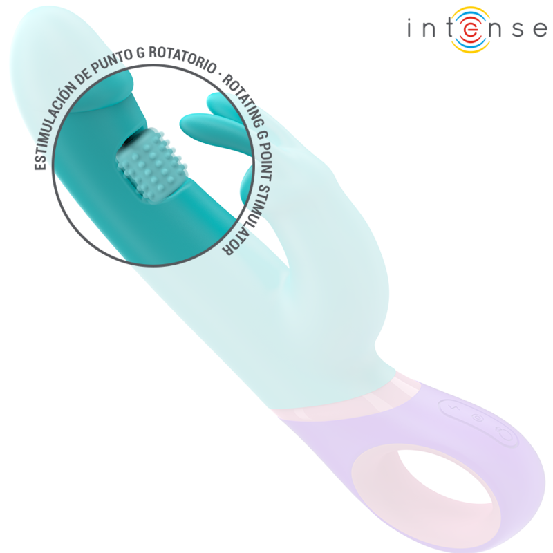 Vibratore Rabbit Intense Monica G-Spot Blu - INTENSE FUN - Vibratori Rabbit | erosidea.com