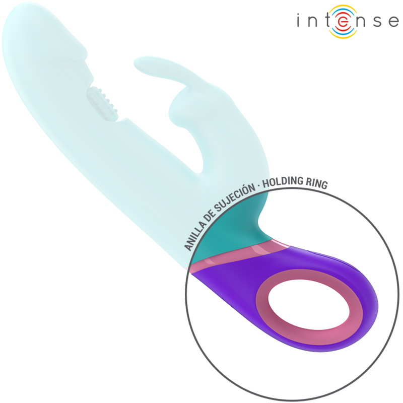 Vibratore Rabbit Intense Monica G-Spot Blu - INTENSE FUN - Vibratori Rabbit | erosidea.com
