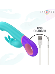 Vibratore Rabbit Intense Monica G-Spot Blu - INTENSE FUN - Vibratori Rabbit | erosidea.com