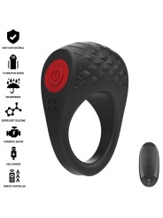 Intense - Vibratore Clover Anello Per Pene 10 Vibrazioni Nero - INTENSE COUPLES TOYS - Vibratori | erosidea.com