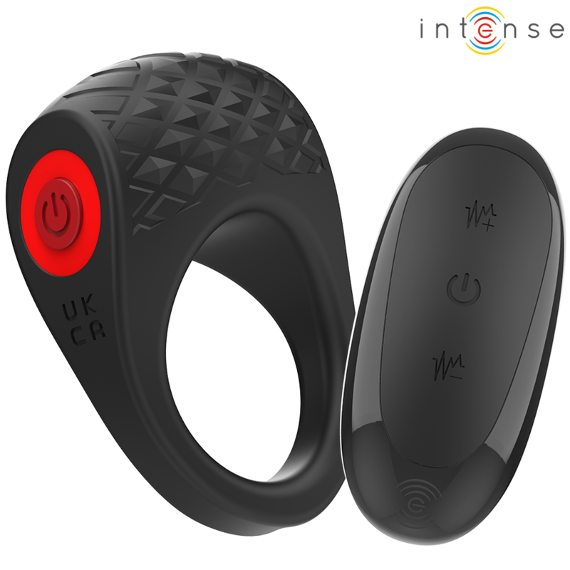 Intense - Vibratore Clover Anello Per Pene 10 Vibrazioni Nero - INTENSE COUPLES TOYS - Vibratori | erosidea.com