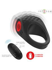 Intense - Vibratore Clover Anello Per Pene 10 Vibrazioni Nero - INTENSE COUPLES TOYS - Vibratori | erosidea.com