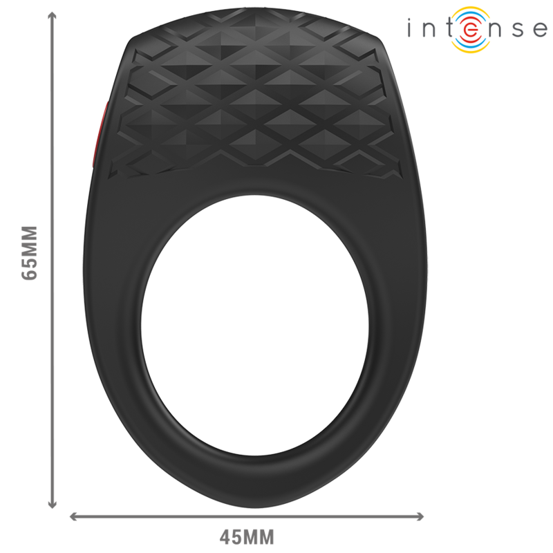 Intense - Vibratore Clover Anello Per Pene 10 Vibrazioni Nero - INTENSE COUPLES TOYS - Vibratori | erosidea.com