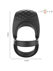 Intense - Vibratore Alex Doppio Anello Per Pene 10 Vibrazioni Nero - INTENSE COUPLES TOYS - Vibratori | erosidea.com